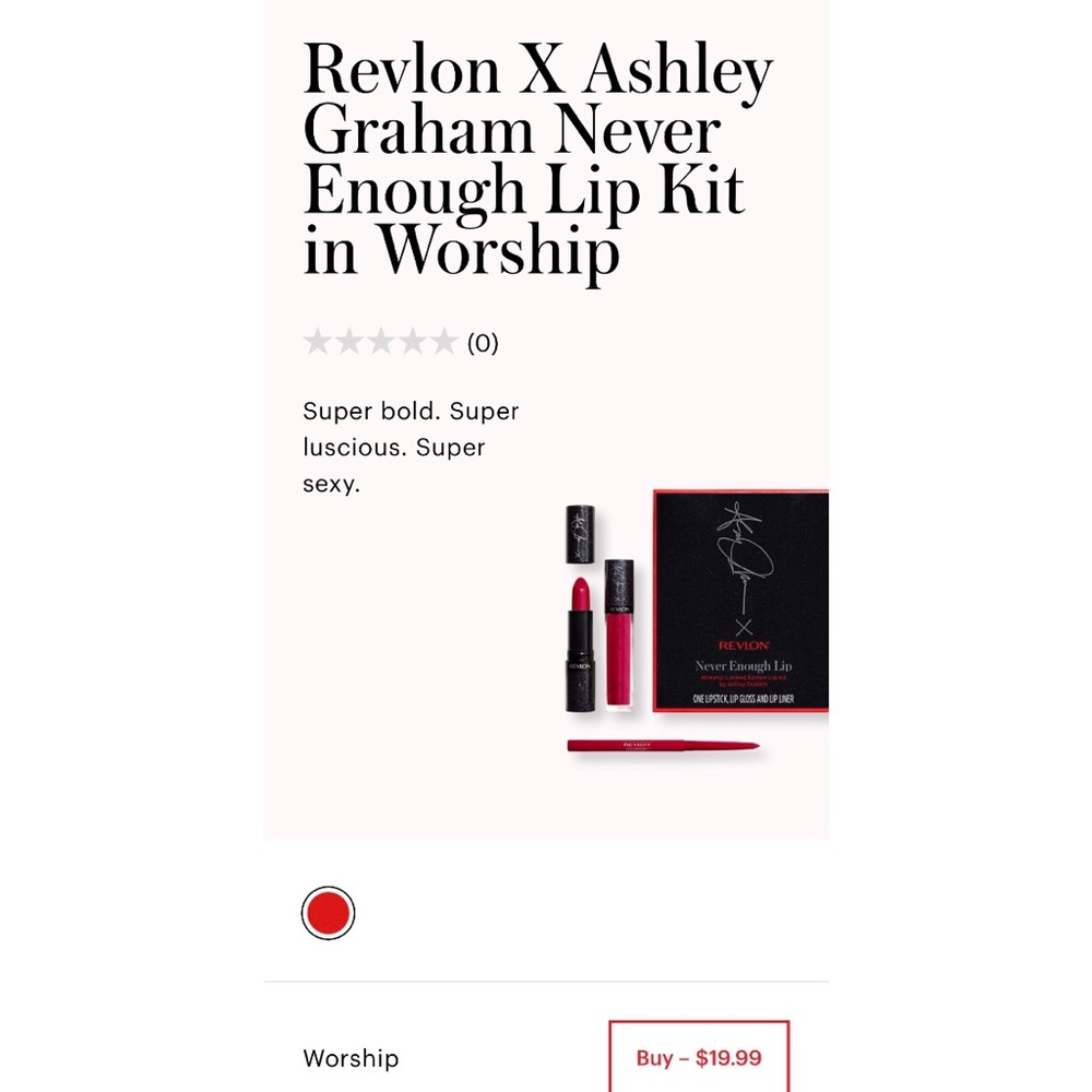 Revlon Never Enough Lip Kit